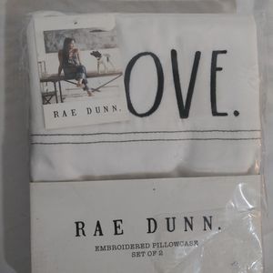 Rae Dunn pillow case (2) "Love"